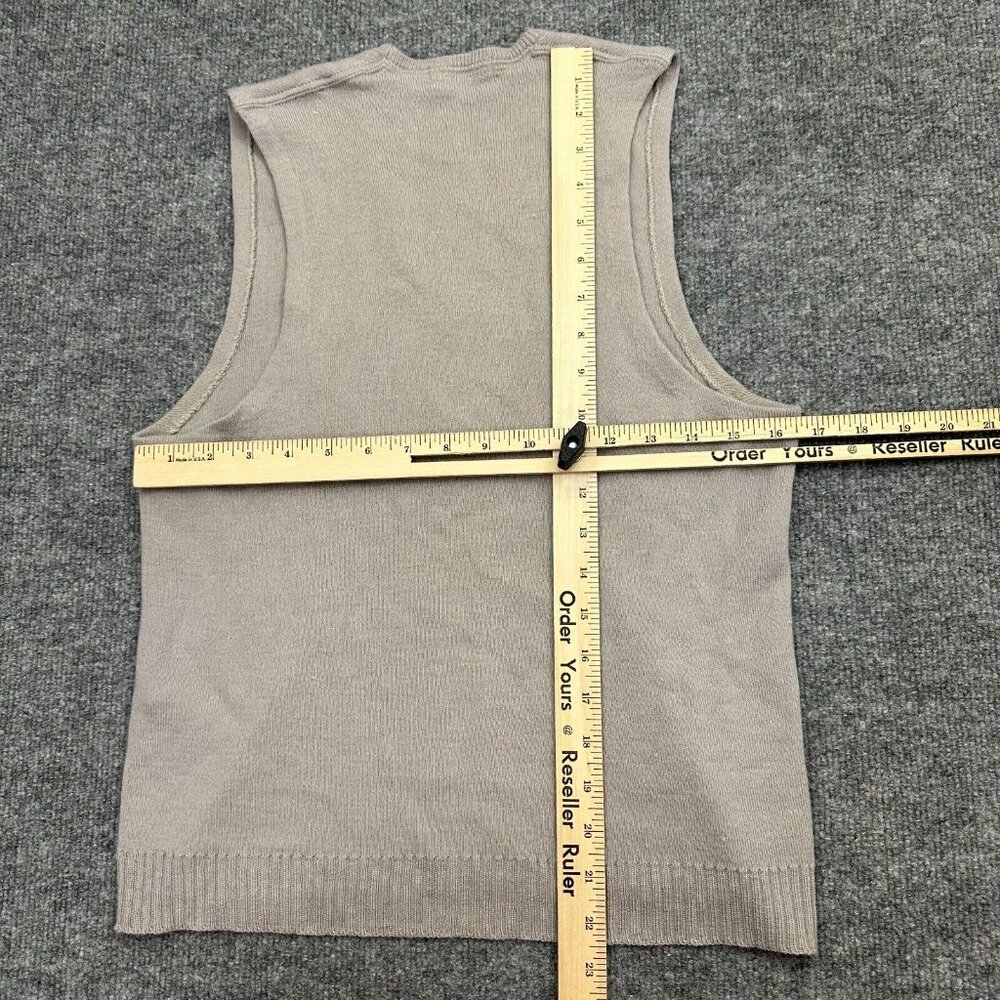 Vintage 40s Jantzen Sweater Vest Gray V-Neck Womens Medium Rare - Picture 5 of 7